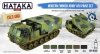 Hataka HTK-BS65 Modern Finnish Army AFV Paint Set 6x17ml